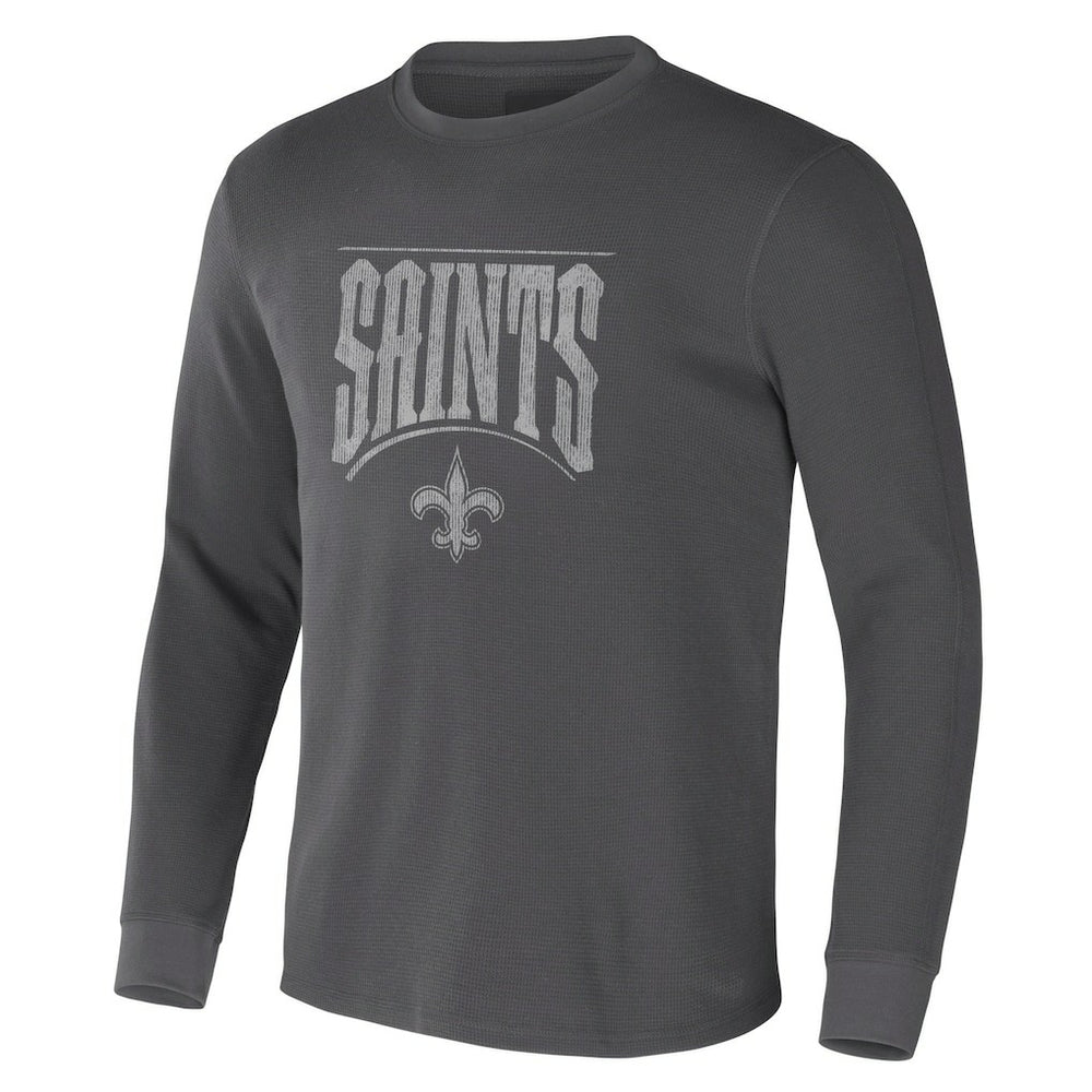 NFL x Darius Rucker Collection Long Sleeve Thermal T-Shirt - New Orleans Saints