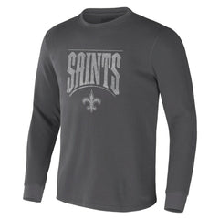 NFL x Darius Rucker Collection Long Sleeve Thermal T-Shirt - New Orleans Saints