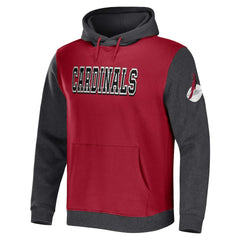 NFL x Darius Rucker Collection Colorblock Pullover Hoodie - Arizona Cardinals
