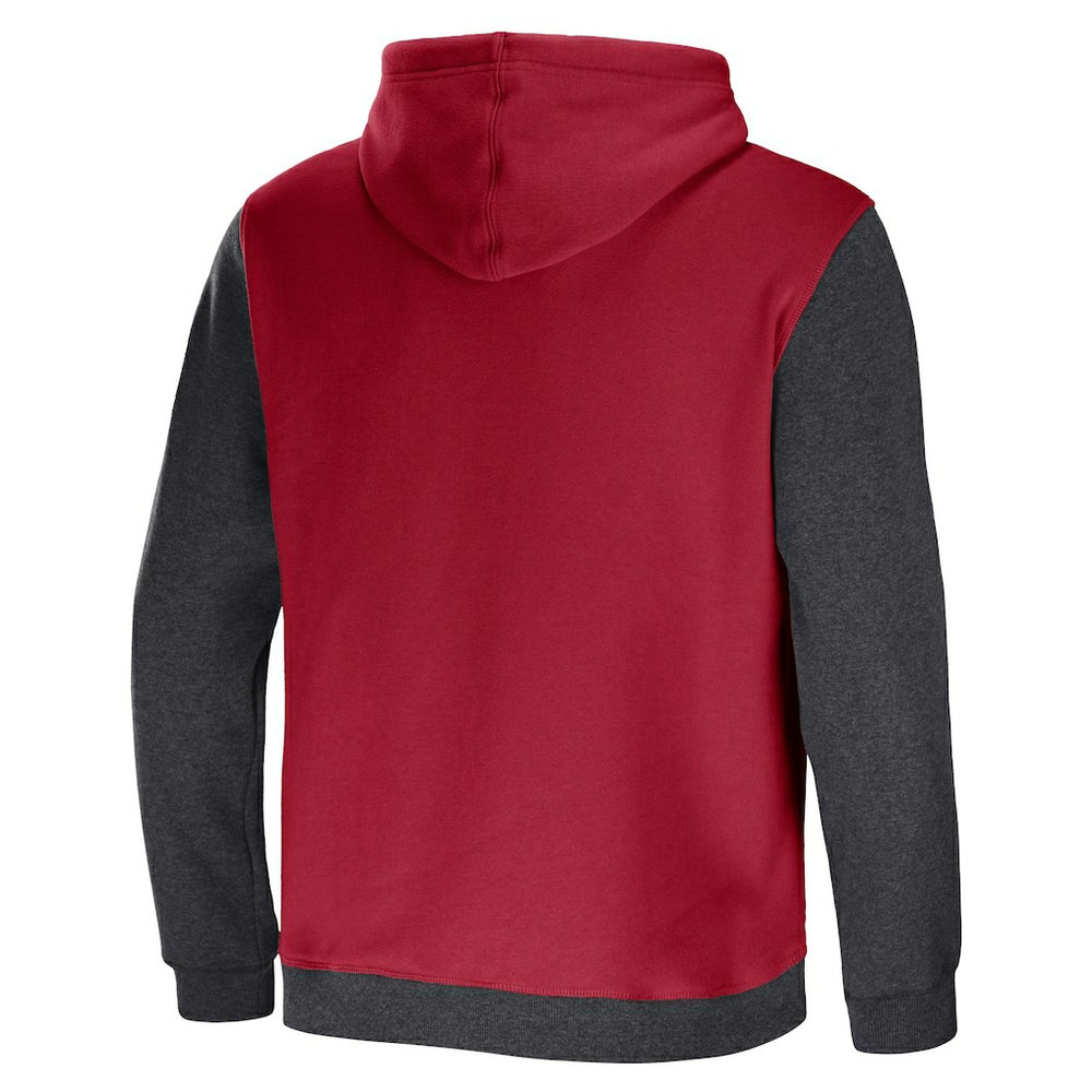 NFL x Darius Rucker Collection Colorblock Pullover Hoodie - Arizona Cardinals