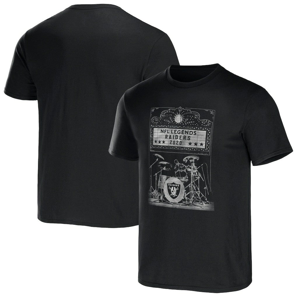 NFL x Darius Rucker Collection Band T-Shirt - Las Vegas Raiders