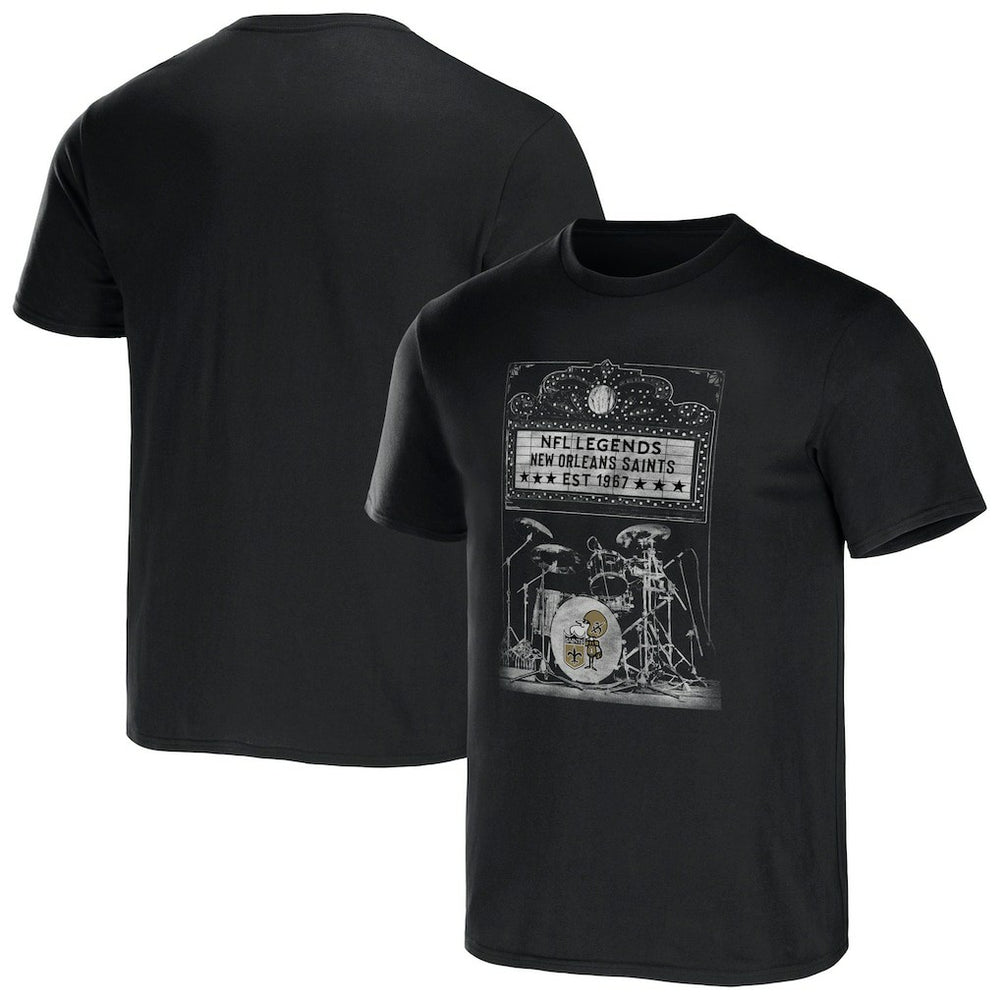 NFL x Darius Rucker Collection Band T-Shirt - New Orleans Saints