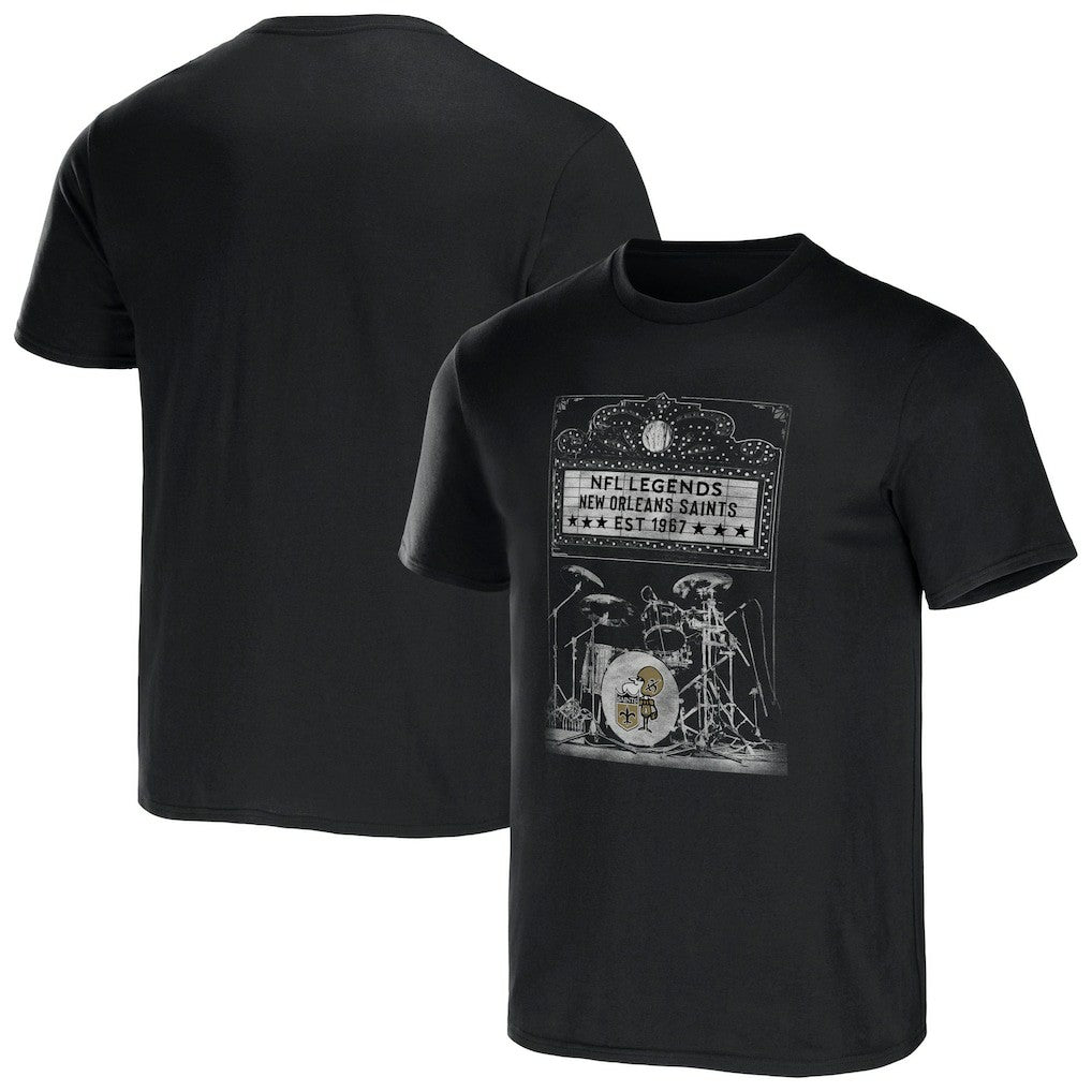 NFL x Darius Rucker Collection Band T-Shirt - New Orleans Saints