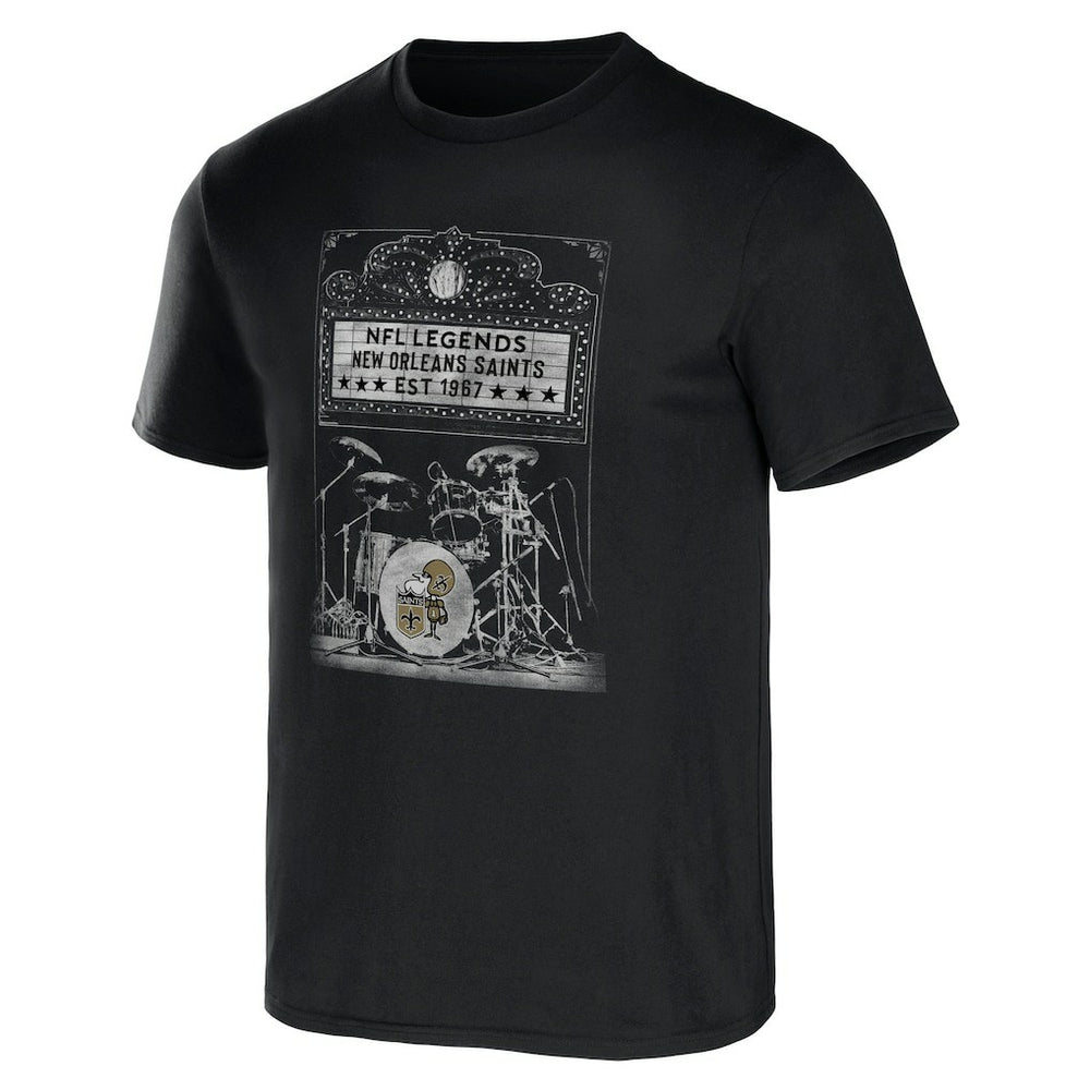 NFL x Darius Rucker Collection Band T-Shirt - New Orleans Saints
