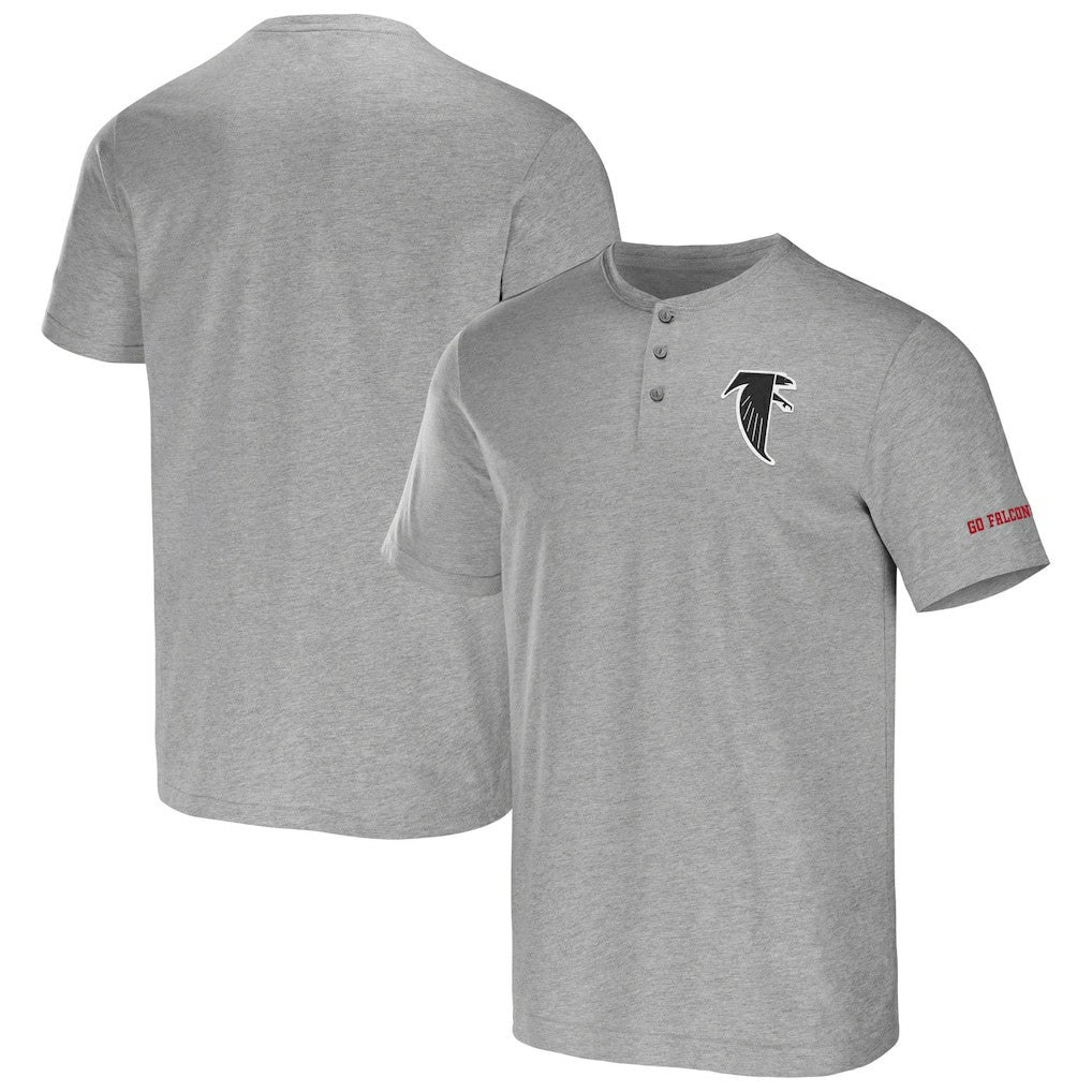 NFL x Darius Rucker Collection Henley T-Shirt - Atlanta Falcons