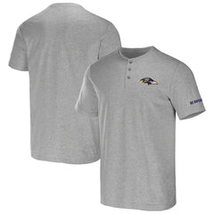 NFL x Darius Rucker Collection Henley T-Shirt - Baltimore Ravens