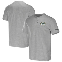 NFL x Darius Rucker Collection Henley T-Shirt - Green Bay Packers