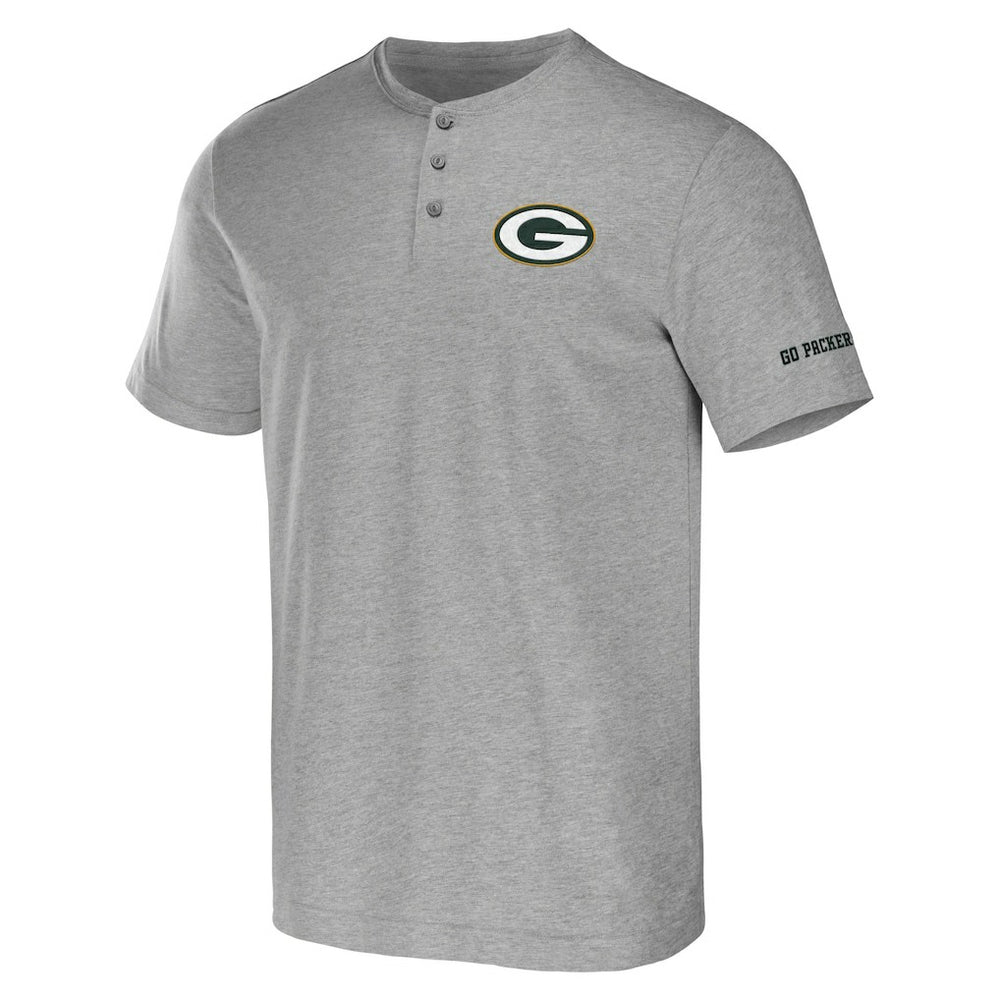 NFL x Darius Rucker Collection Henley T-Shirt - Green Bay Packers
