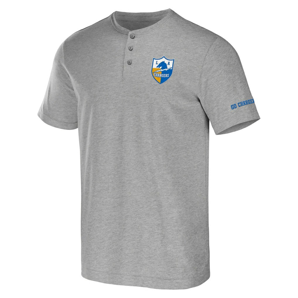 NFL x Darius Rucker Collection Henley T-Shirt - Los Angeles Chargers