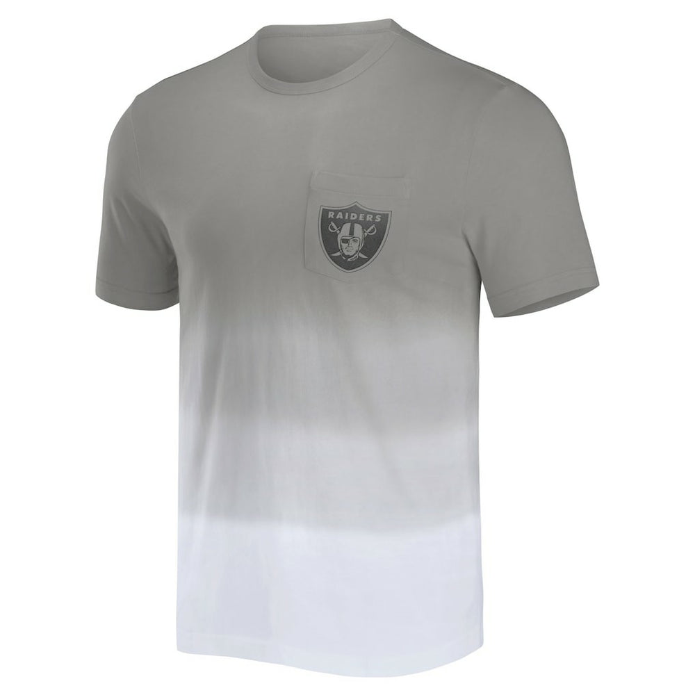 NFL x Darius Rucker Collection Dip Dye Pocket T-Shirt - Las Vegas Raiders