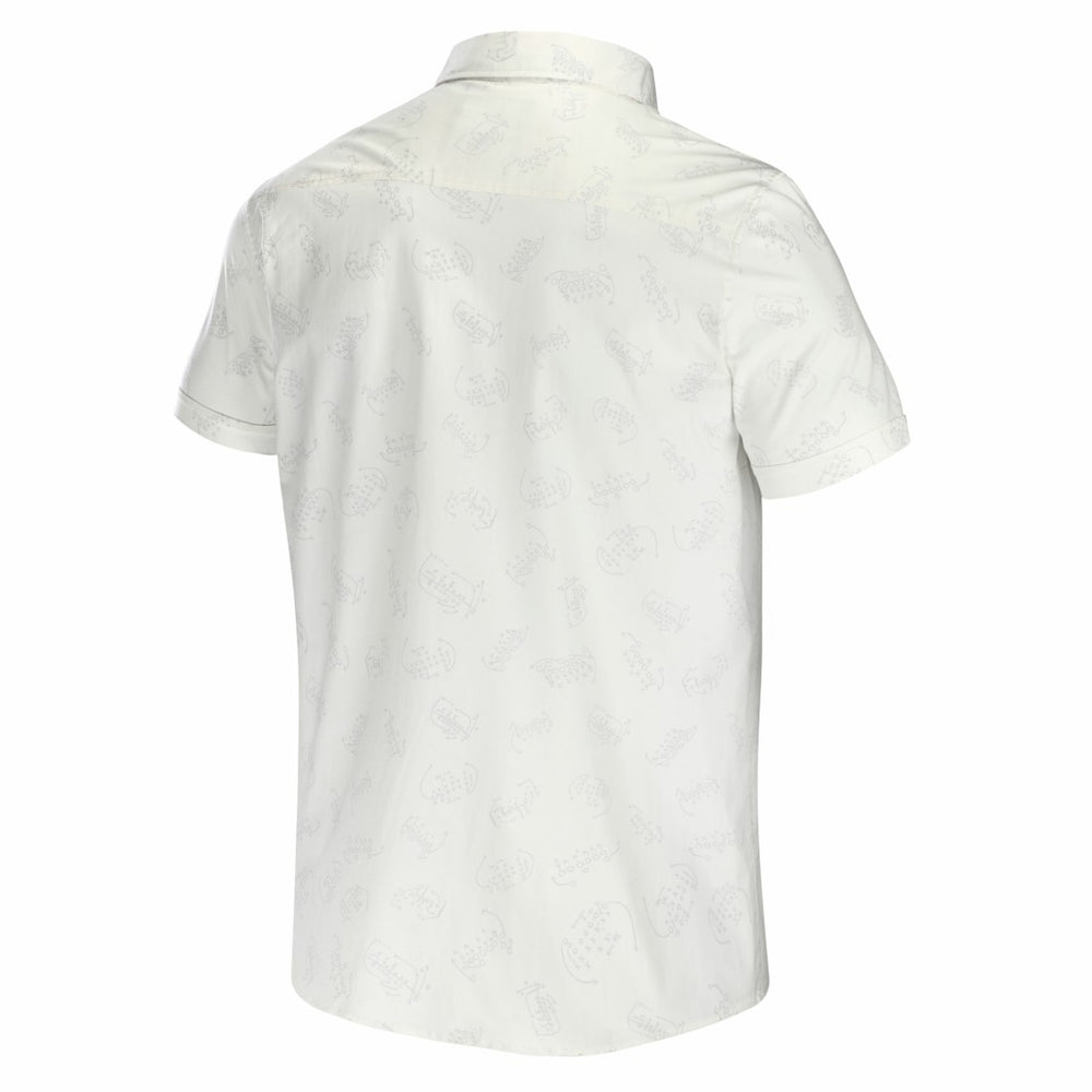 NFL x Darius Rucker Collection Woven Button-Up T-Shirt - New York Giants