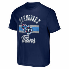 NFL x Darius Rucker Collection Stripe T-Shirt - Tennessee Titans