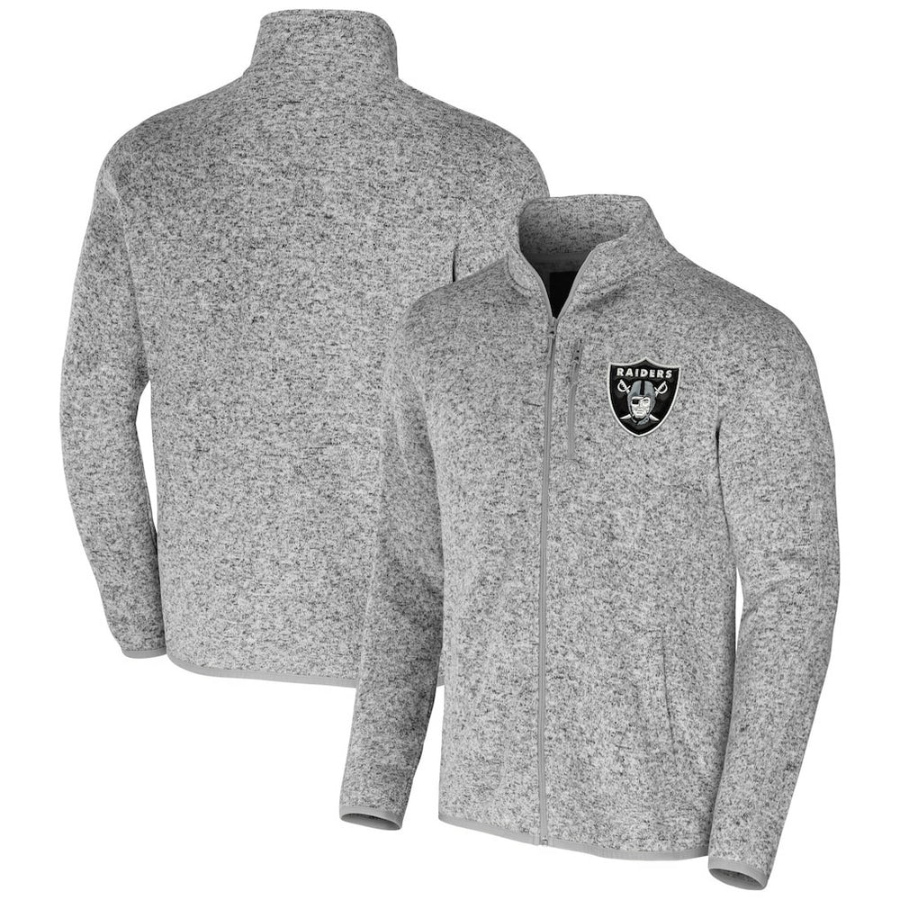 NFL x Darius Rucker Collection Fleece Full-Zip Jacket - Las Vegas Raiders