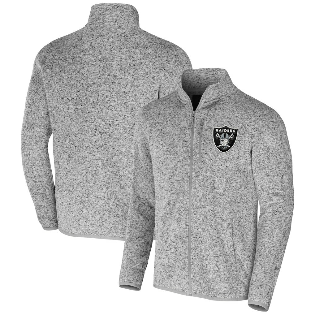 NFL x Darius Rucker Collection Fleece Full-Zip Jacket - Las Vegas Raiders