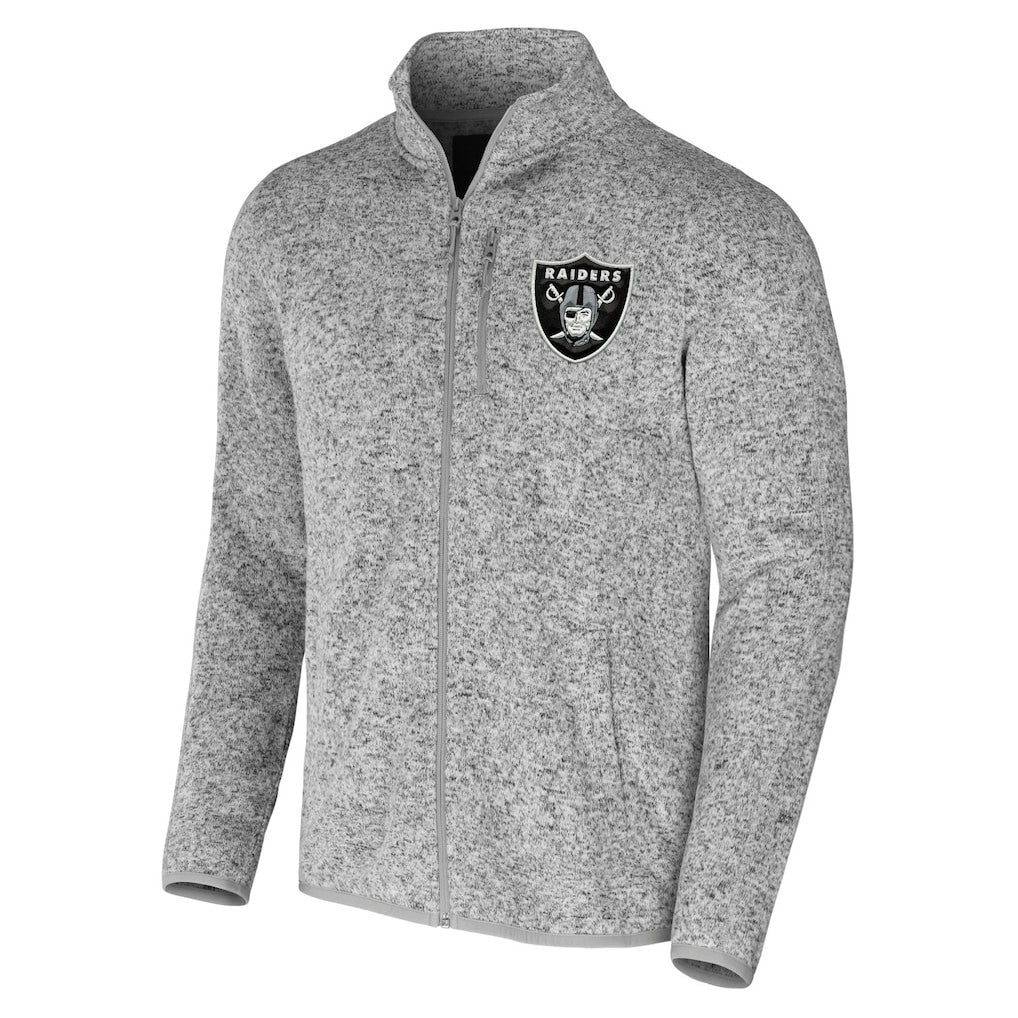 NFL x Darius Rucker Collection Fleece Full-Zip Jacket - Las Vegas Raiders