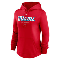 MLB Miami Marlins Nike Women's City Connect Pregame Performance Pullover Hoodie
