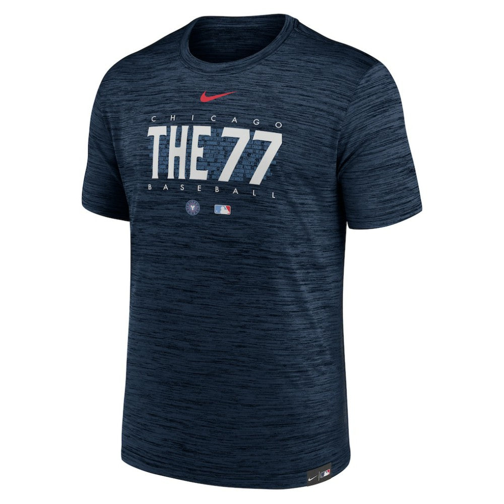 MLB Chicago Cubs Nike City Connect Velocity Practice Performance T-Shirt