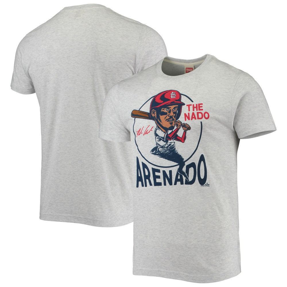 MLB Nolan Arenado St. Louis Cardinals Homage Caricature Tri-Blend T-Shirt