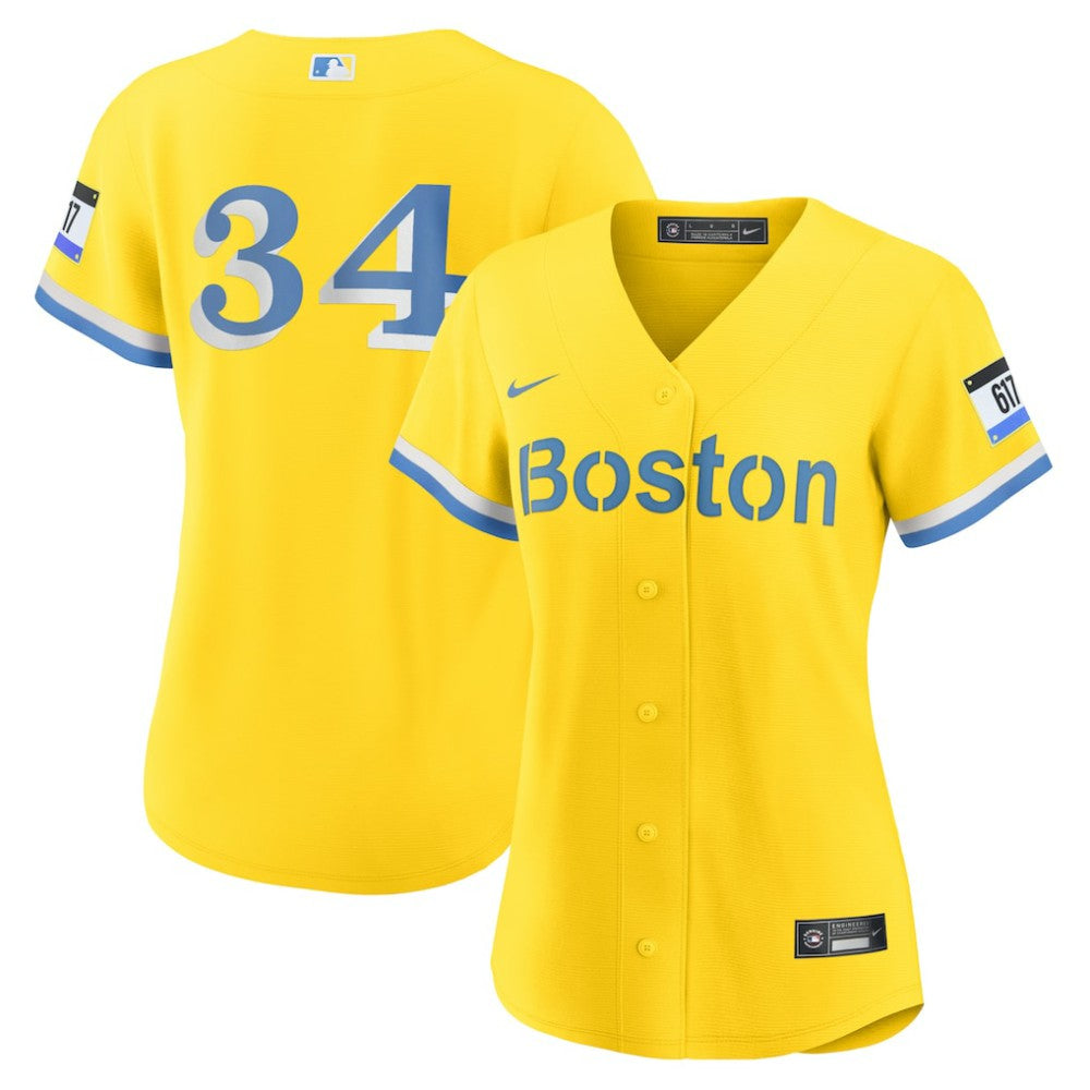 MLB David Ortiz Boston Red Sox Nike Women's City Connect Replica Player Jersey