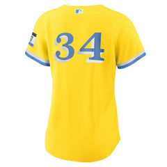 MLB David Ortiz Boston Red Sox Nike Women's City Connect Replica Player Jersey