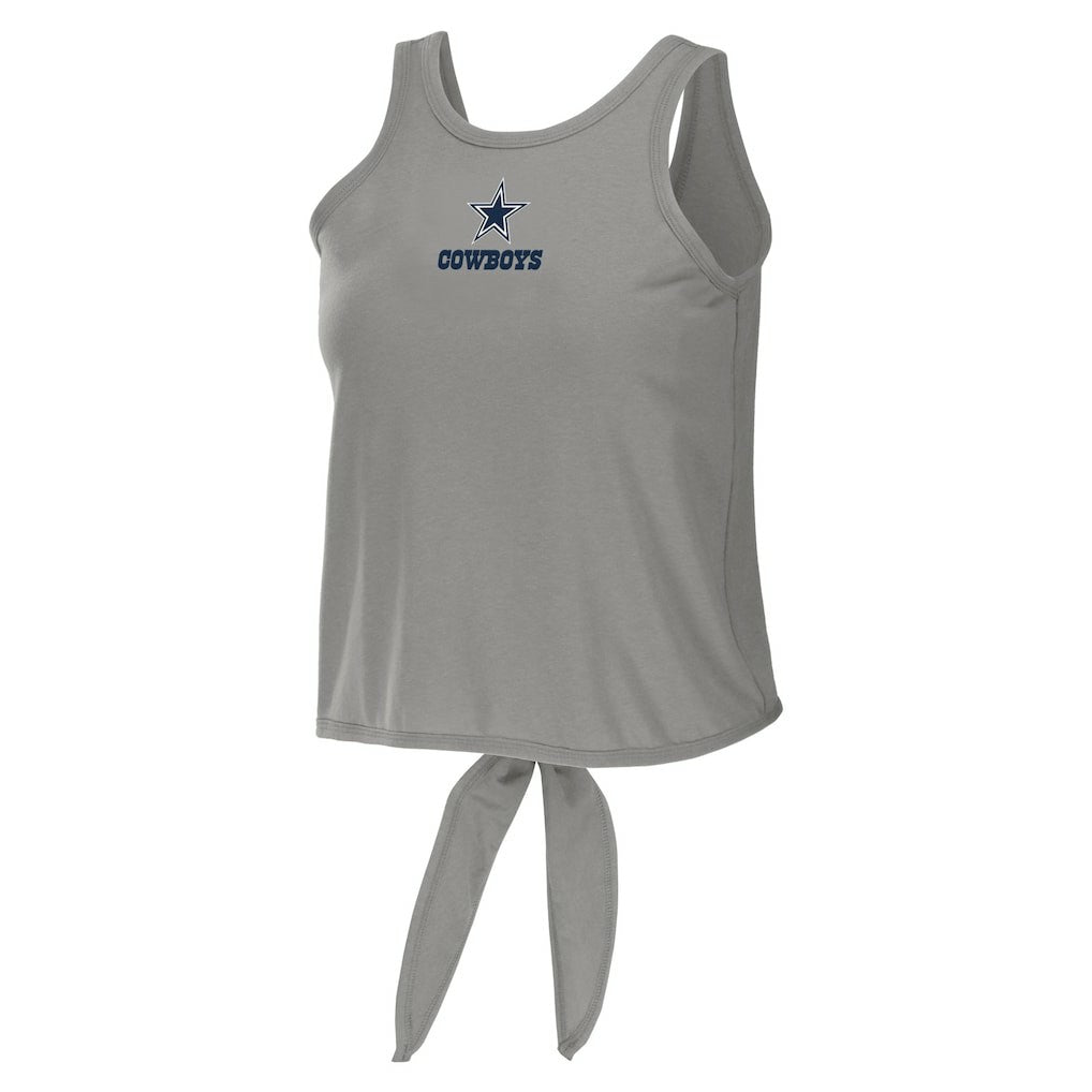 WEAR by Erin Andrews Women's Open Back Twist Tie Tank Top - Dallas Cowboys