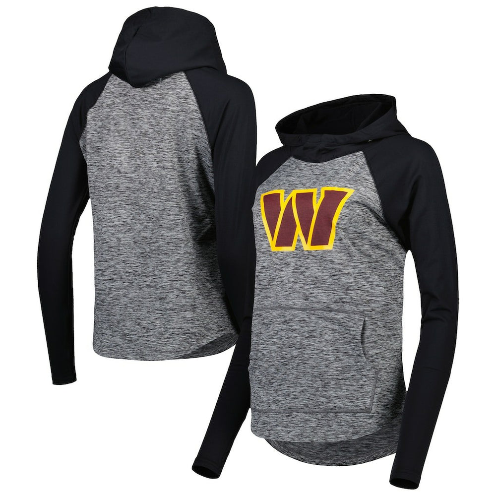 G-III 4Her by Carl Banks Women's ship Ring Raglan Pullover Hoodie - Washington Commanders
