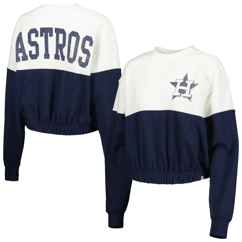 MLB Houston Astros '47 Women's Take Two Bonita Pullover Sweatshirt