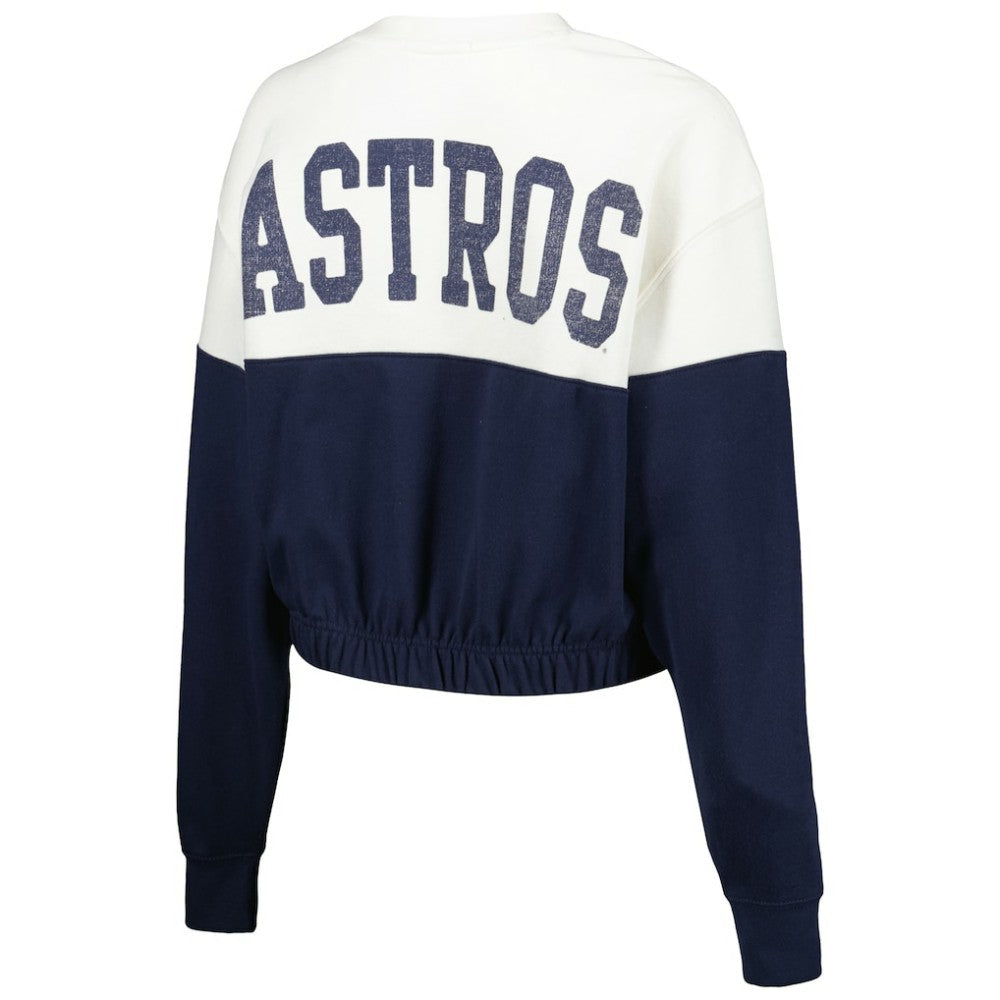 MLB Houston Astros '47 Women's Take Two Bonita Pullover Sweatshirt