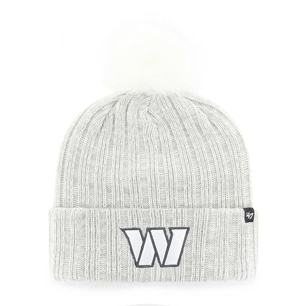 '47 Women's Koda Cuffed Knit Hat with Pom - Washington Commanders