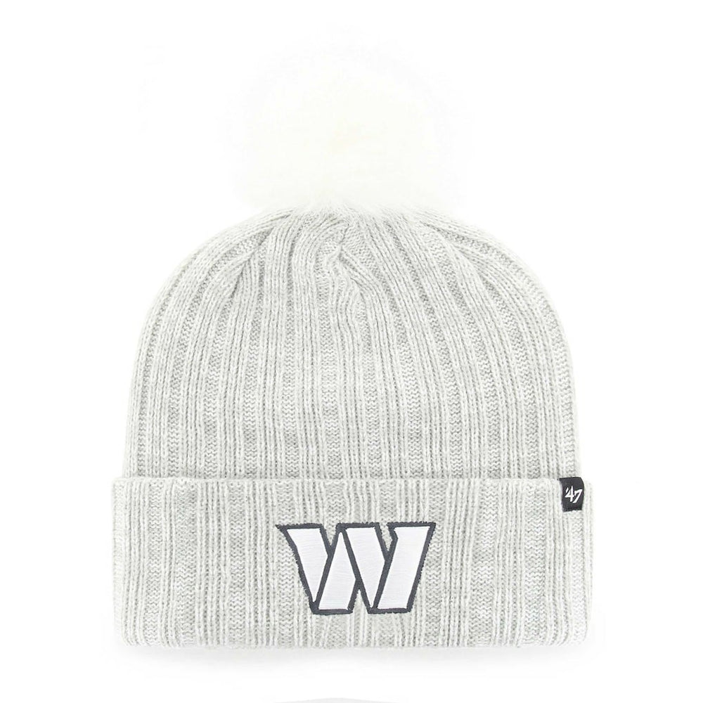 '47 Women's Koda Cuffed Knit Hat with Pom - Washington Commanders