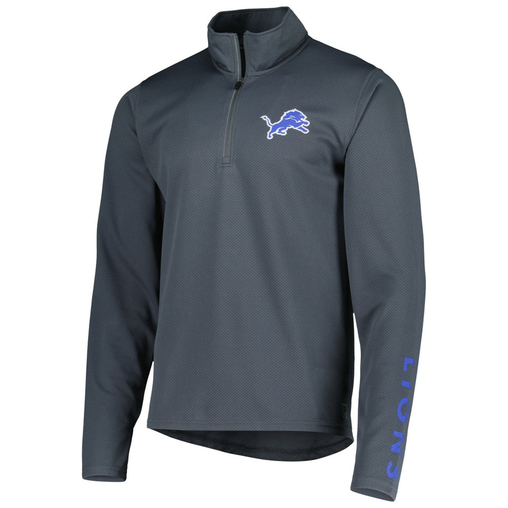 MSX by Michael Strahan Half-Zip Pullover - Detroit Lions