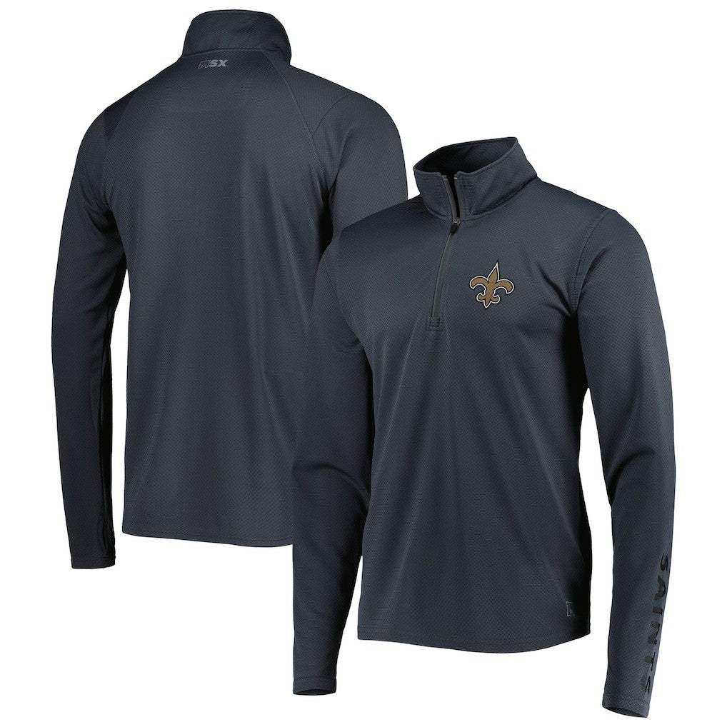 MSX by Michael Strahan Half-Zip Pullover - New Orleans Saints
