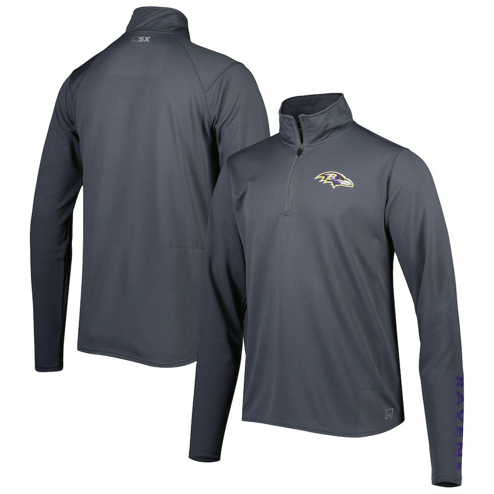 MSX by Michael Strahan Half-Zip Pullover - Baltimore Ravens