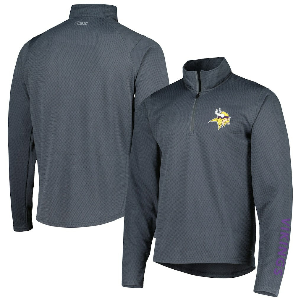 MSX by Michael Strahan Half-Zip Pullover - Minnesota Vikings