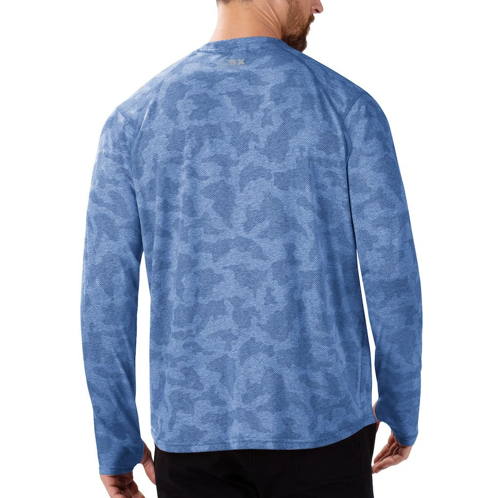 MSX by Michael Strahan Performance Camo Long Sleeve T-Shirt - New York Giants