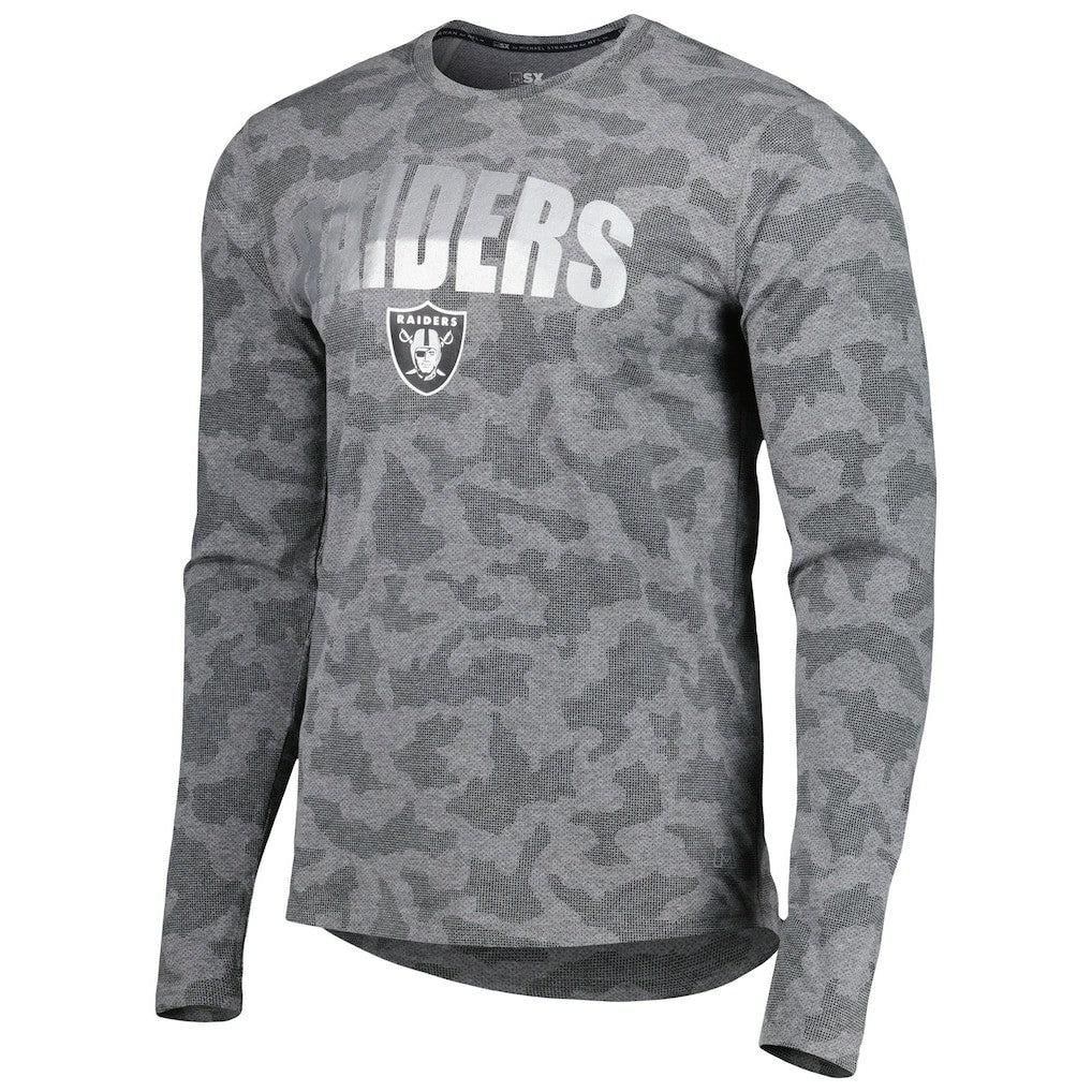 MSX by Michael Strahan Performance Camo Long Sleeve T-Shirt - Las Vegas Raiders