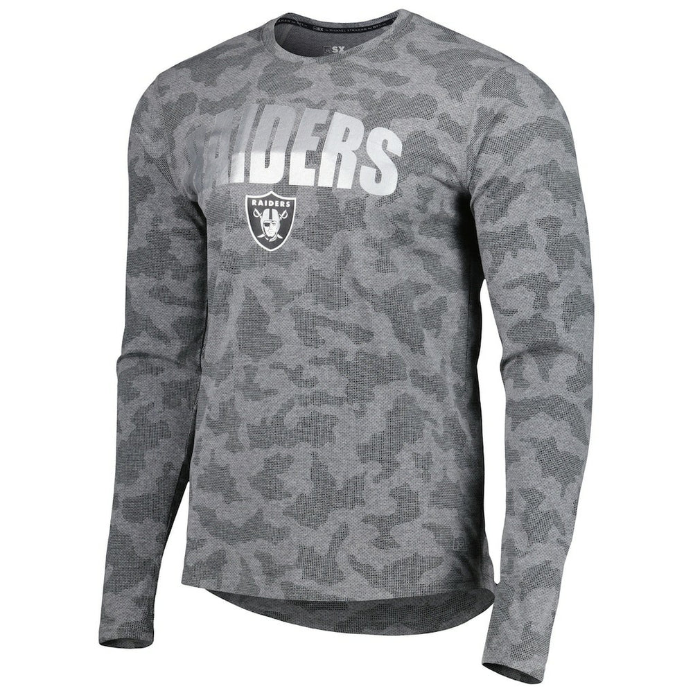 MSX by Michael Strahan Performance Camo Long Sleeve T-Shirt - Las Vegas Raiders