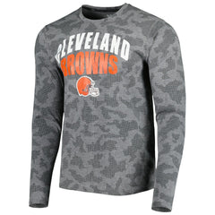 MSX by Michael Strahan Performance Camo Long Sleeve T-Shirt - Cleveland Browns