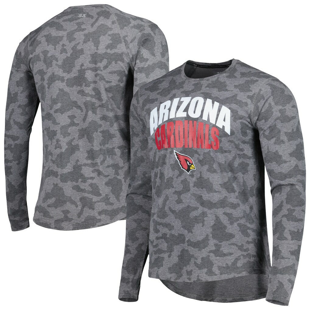 MSX by Michael Strahan Performance Camo Long Sleeve T-Shirt - Arizona Cardinals