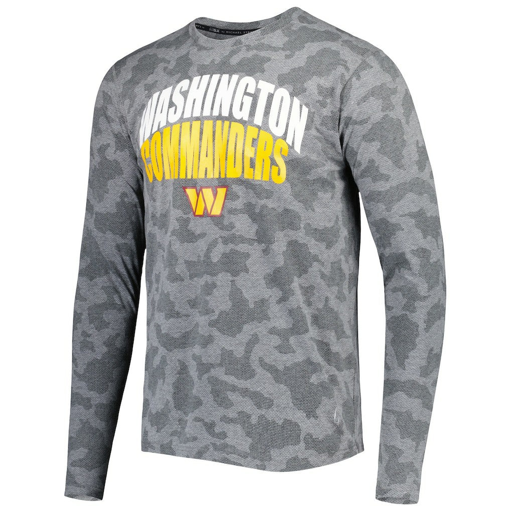 MSX by Michael Strahan Performance Camo Long Sleeve T-Shirt - Washington Commanders