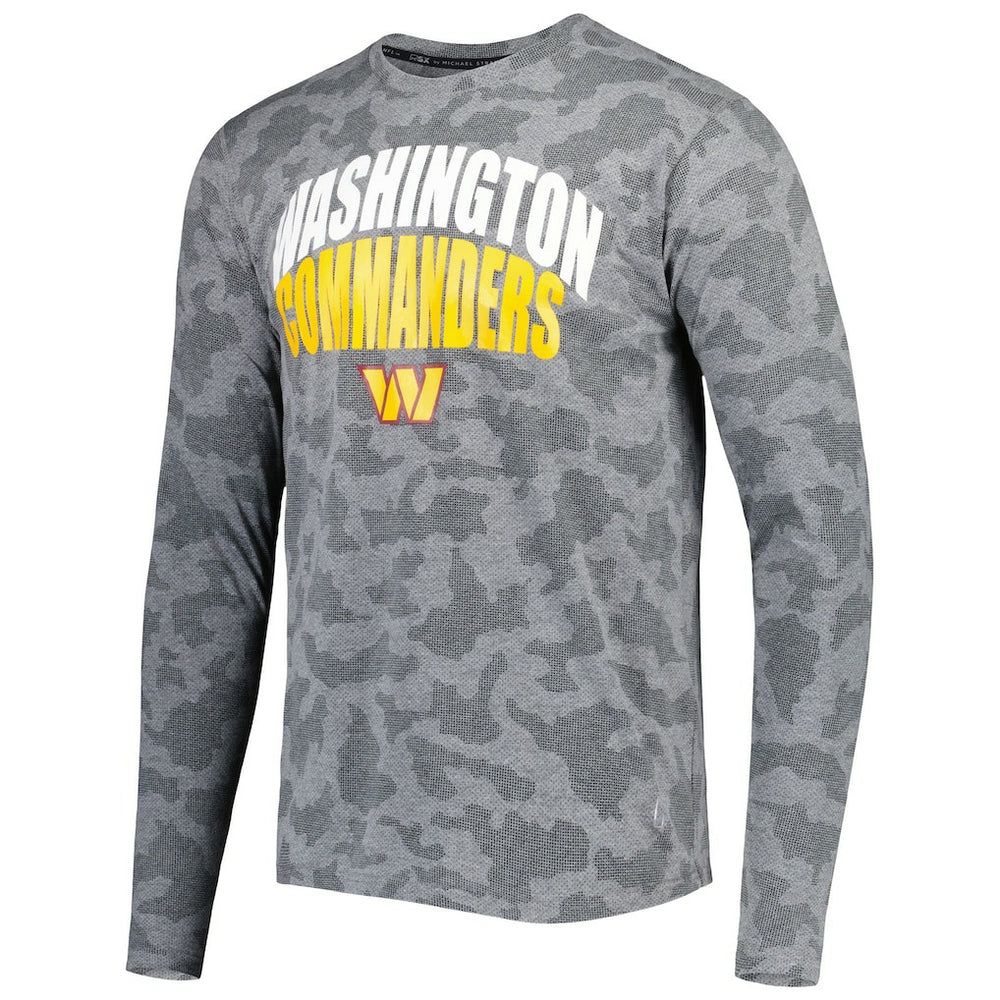 MSX by Michael Strahan Performance Camo Long Sleeve T-Shirt - Washington Commanders