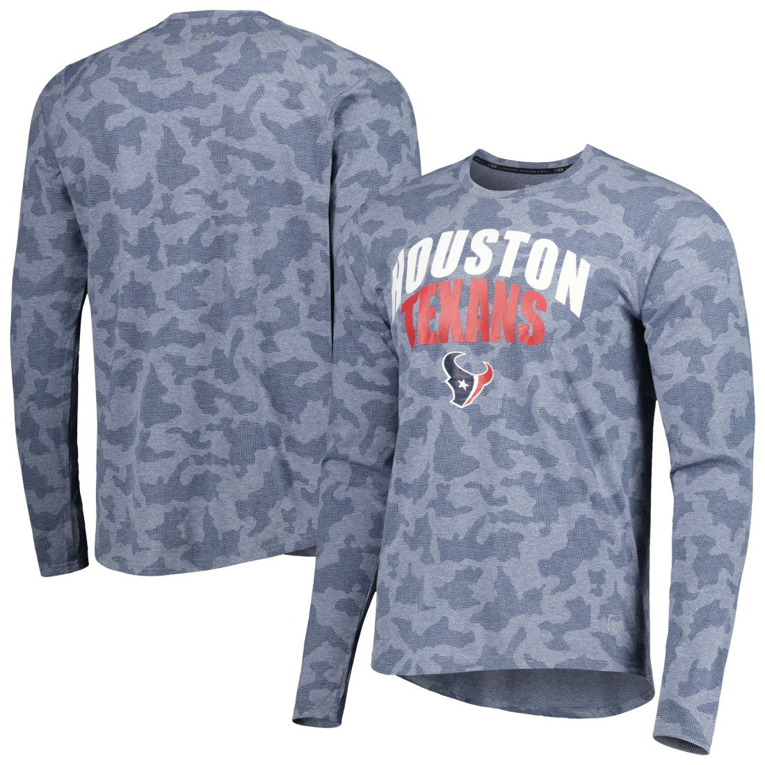 MSX by Michael Strahan Performance Camo Long Sleeve T-Shirt - Houston Texans