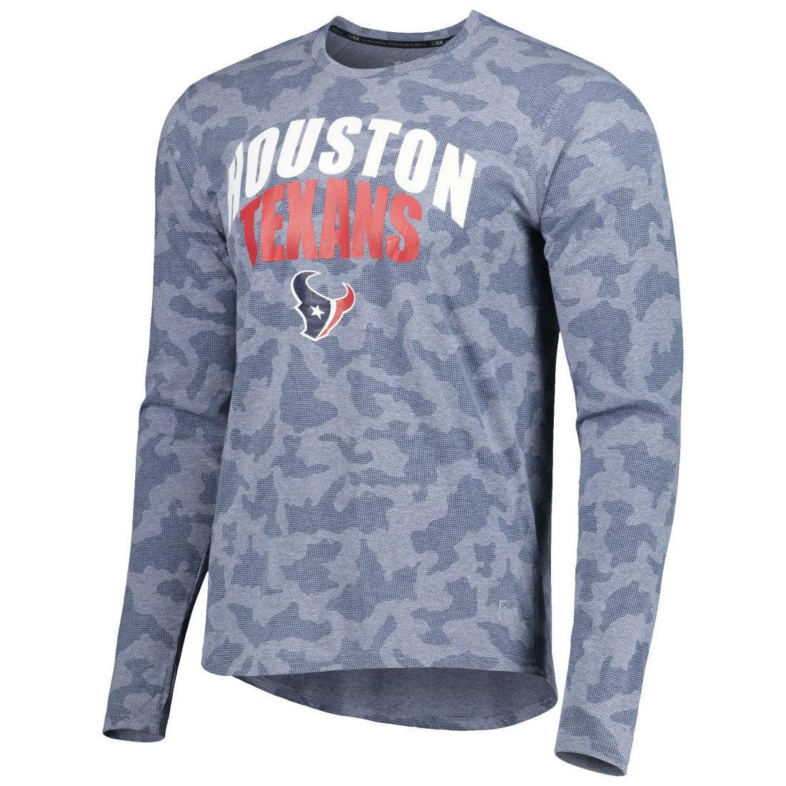 MSX by Michael Strahan Performance Camo Long Sleeve T-Shirt - Houston Texans