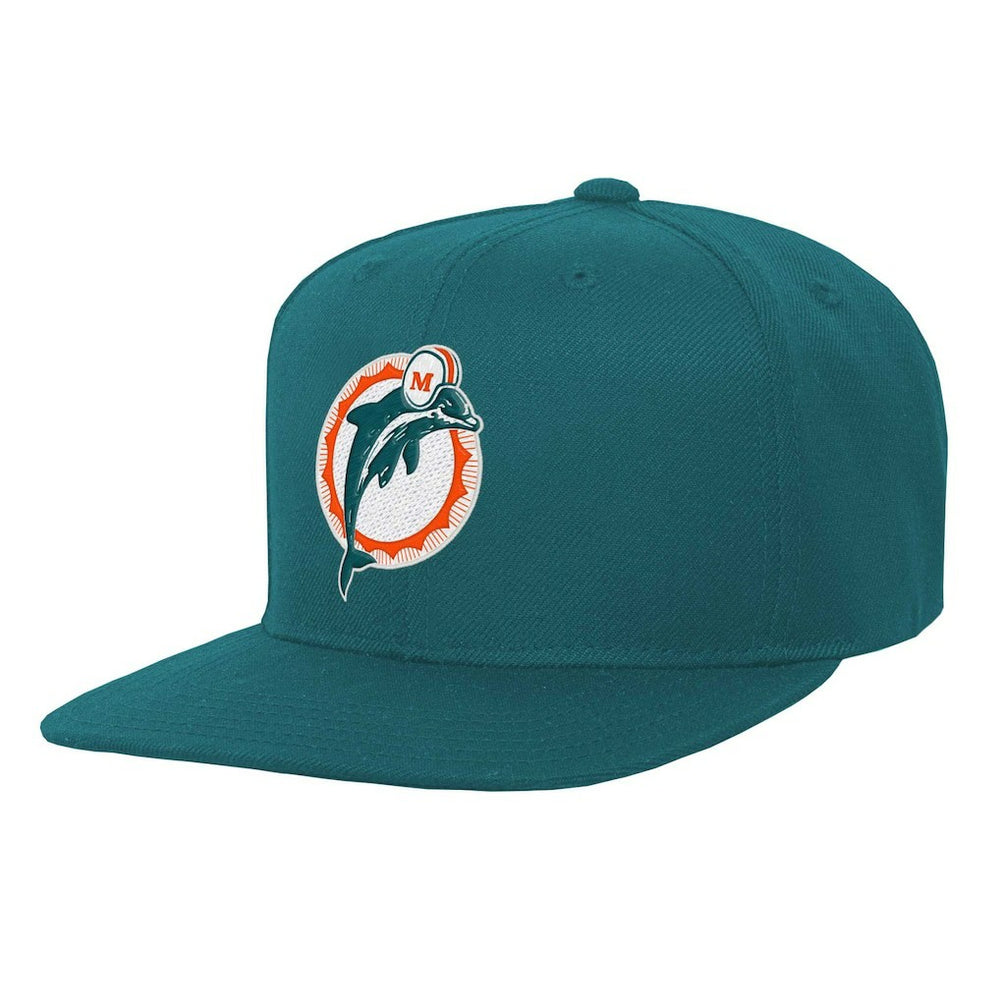Youth Gridiron Classics Ground Snapback Hat - Miami Dolphins