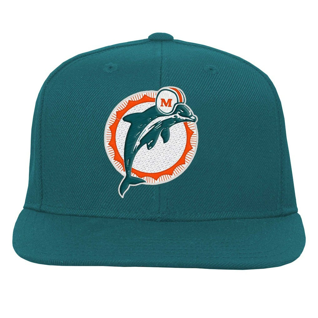 Youth Gridiron Classics Ground Snapback Hat - Miami Dolphins