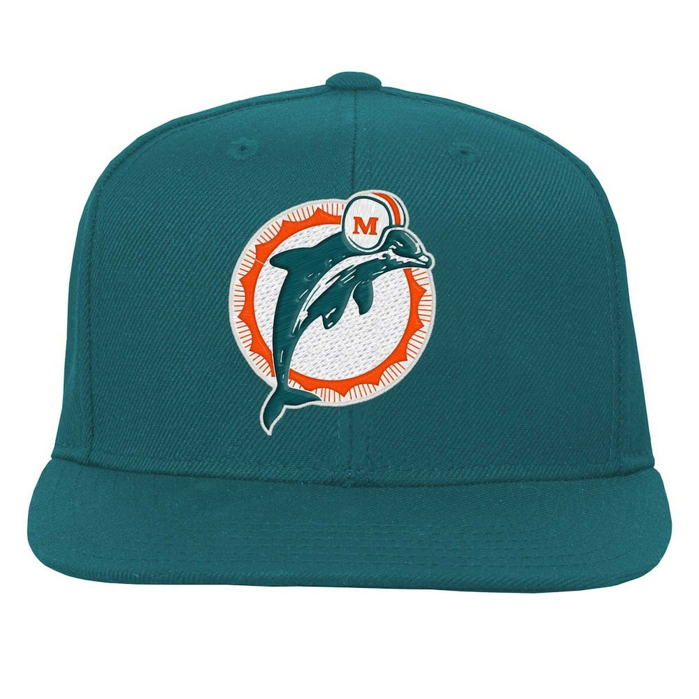 Youth Gridiron Classics Ground Snapback Hat - Miami Dolphins