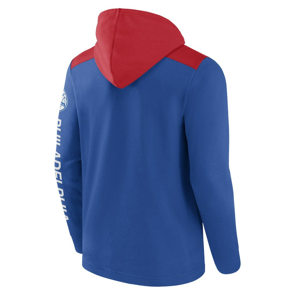 NBA Philadelphia 76ers Skyhook Colorblock Full-Zip Hoodie