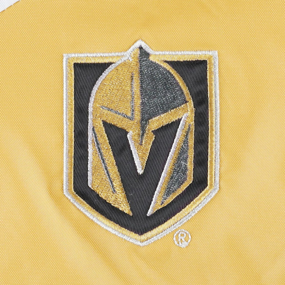 NHL Black/Gold Vegas Golden Knights Tommy Hilfiger Women's Staci Half-Zip Windbreaker Jacket