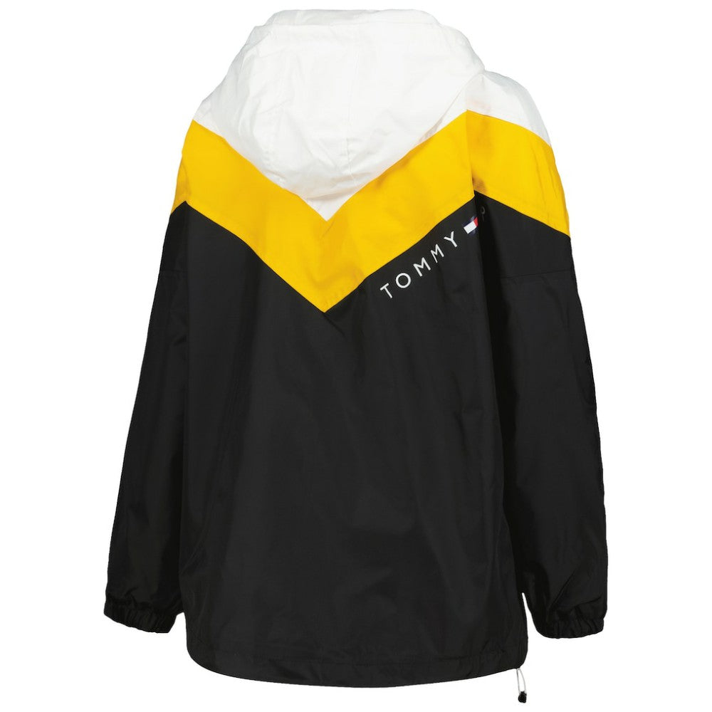 NHL Black/Gold Boston Bruins Tommy Hilfiger Women's Staci Half-Zip Windbreaker Jacket