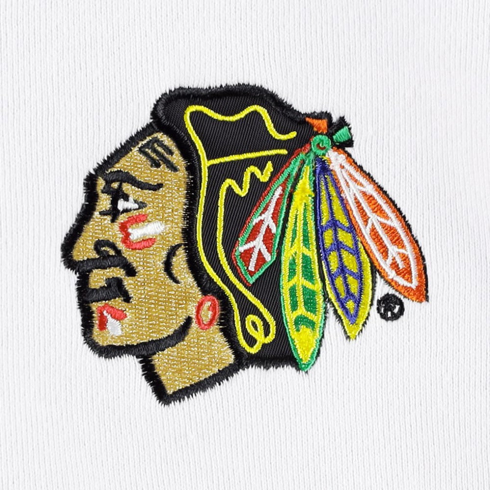 NHL Red/White Chicago Blackhawks DKNY Sport Women's Gina Full-Zip Hoodie